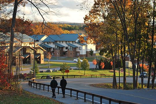 Fall photo of residential buildings